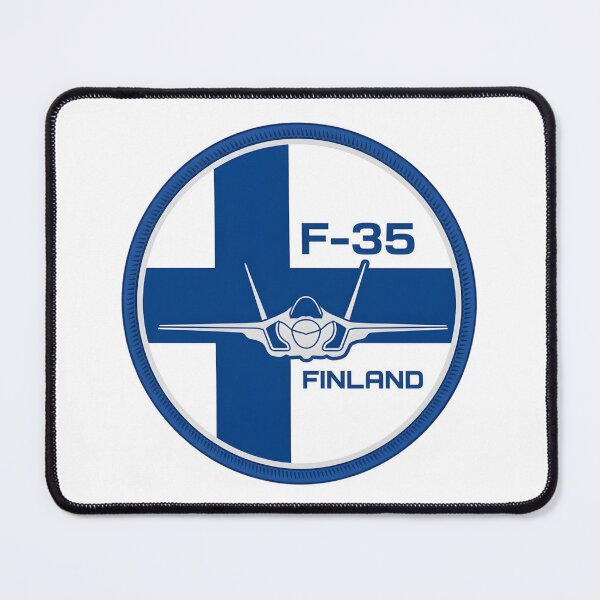Item preview, Finnish Air Force F-35 Lightning II Commemorative Emblem designed and sold by CharlieDesings.