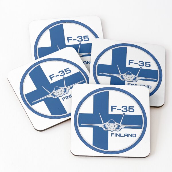 Item preview, Finnish Air Force F-35 Lightning II Commemorative Emblem designed and sold by CharlieDesings.