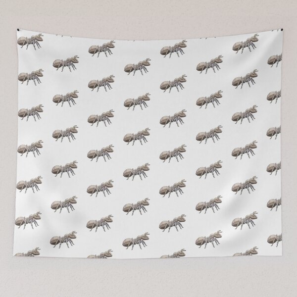 Item preview, Granite Ant Sticker – Beige Polygonal Illustration for Art Collectors designed and sold by bsbd-action.