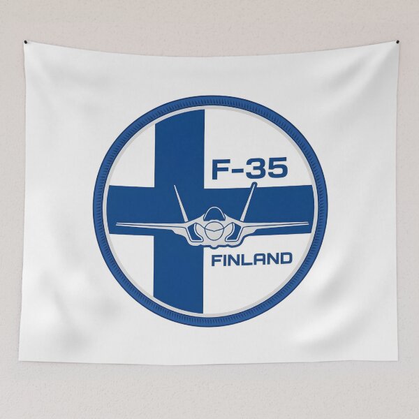 Item preview, Finnish Air Force F-35 Lightning II Commemorative Emblem designed and sold by CharlieDesings.