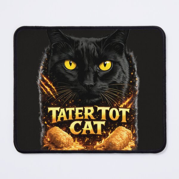 Item preview, Tater Tot Cat – Funny Black Cat with Golden Eyes | Cute Cat Lover designed and sold by CatLovers Studio.