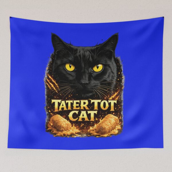 Item preview, Tater Tot Cat – Funny Black Cat with Golden Eyes | Cute Cat Lover designed and sold by CatLovers Studio.