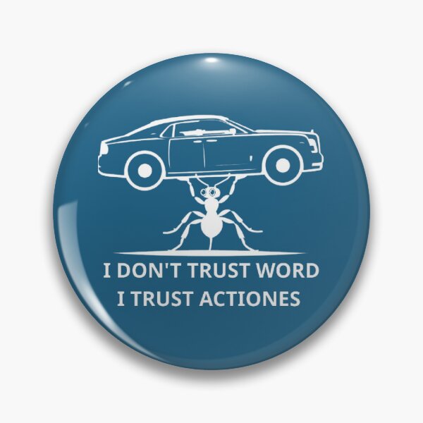 Item preview, Actions Over Words – Minimalist Hustle Mindset Motivational Quote designed and sold by MyDesigneStore.
