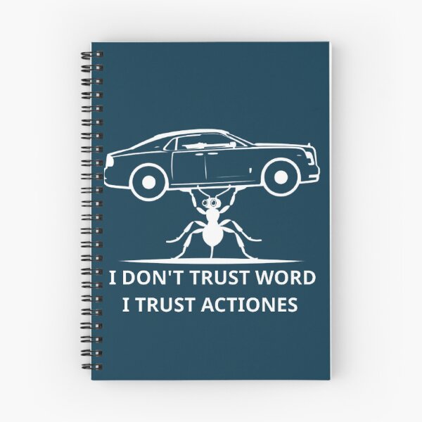 Item preview, Actions Over Words – Minimalist Hustle Mindset Motivational Quote designed and sold by MyDesigneStore.