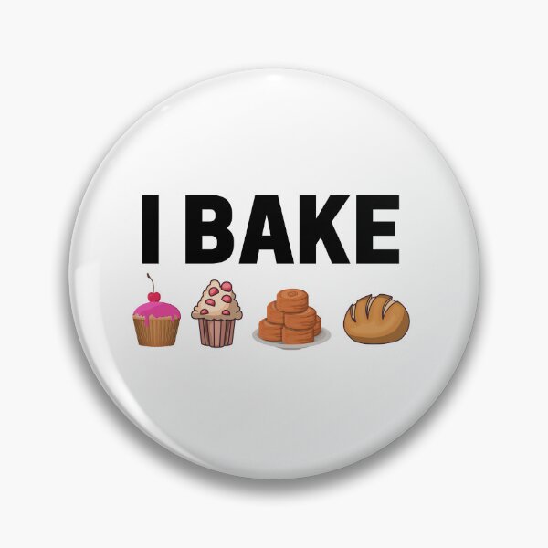 Item preview, Baking Lover Design I Bake Pastry Chef Humor designed and sold by Moriarty's Digital Visions.
