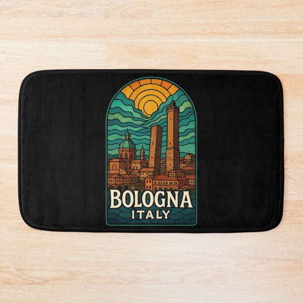 Item preview, Bologna Italy Stained Glass Travel designed and sold by TomFrontierArt.