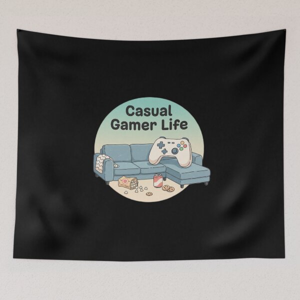 Item preview, Casual Gamer Life – Cozy Gaming Controller Design designed and sold by Studio Yvonne .