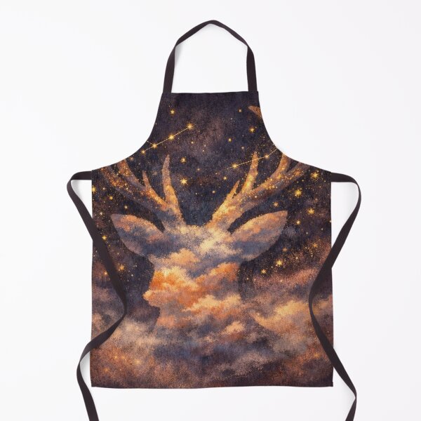 Item preview, Celestial Stag Constellation – Cosmic Deer Galaxy Night Sky Art designed and sold by chihuahuashower.
