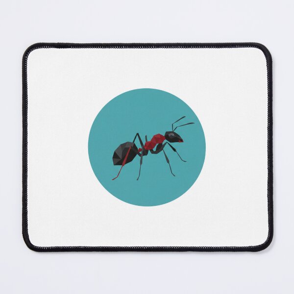 Item preview, Minimalist Ant Sticker – Dark Geometric Art for Retro Aesthetics designed and sold by bsbd-action.