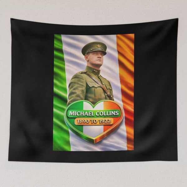 Item preview, Michael Collins 1890 to 1922 Irish Freedom Fighter Irish Free State remastered designed and sold by OliDesigns.