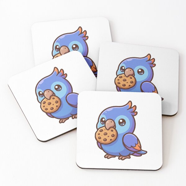 Item preview, Little parrot with a biscuit designed and sold by Simplify-Art.
