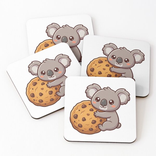 Item preview, Little koala with a giant cookie designed and sold by Simplify-Art.