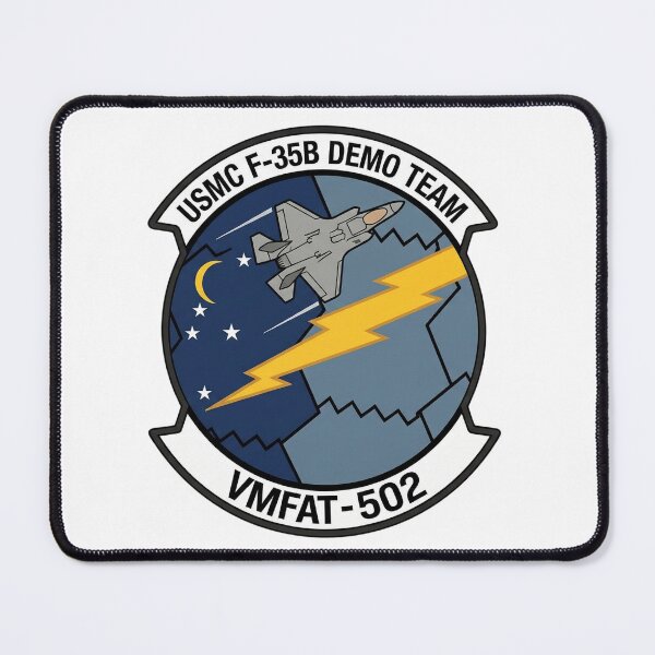 Item preview, USMC VMFAT-502 F-35B Lightning II Demonstration Team Official Emblem designed and sold by CharlieDesings.