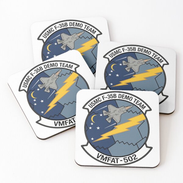 Item preview, USMC VMFAT-502 F-35B Lightning II Demonstration Team Official Emblem designed and sold by CharlieDesings.