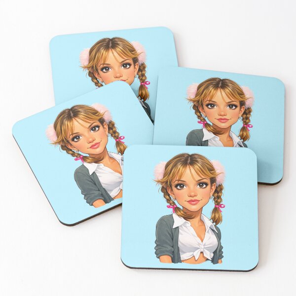 Item preview, Britney Baby One More Time Inspired Pop Star Illustration | 90s Pop Nostalgia Art designed and sold by SimplyJasper.