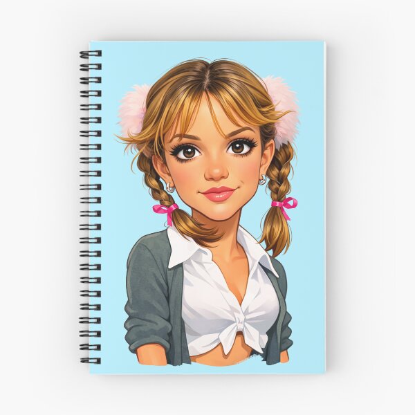 Item preview, Britney Baby One More Time Inspired Pop Star Illustration | 90s Pop Nostalgia Art designed and sold by SimplyJasper.