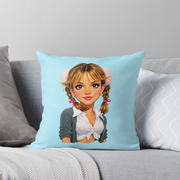 Item preview, Britney Baby One More Time Inspired Pop Star Illustration | 90s Pop Nostalgia Art designed and sold by SimplyJasper.