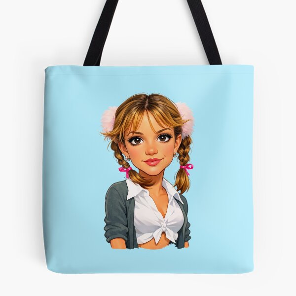 Item preview, Britney Baby One More Time Inspired Pop Star Illustration | 90s Pop Nostalgia Art designed and sold by SimplyJasper.
