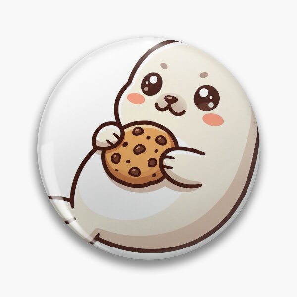 Item preview, Sweet seal with a cookie designed and sold by Simplify-Art.