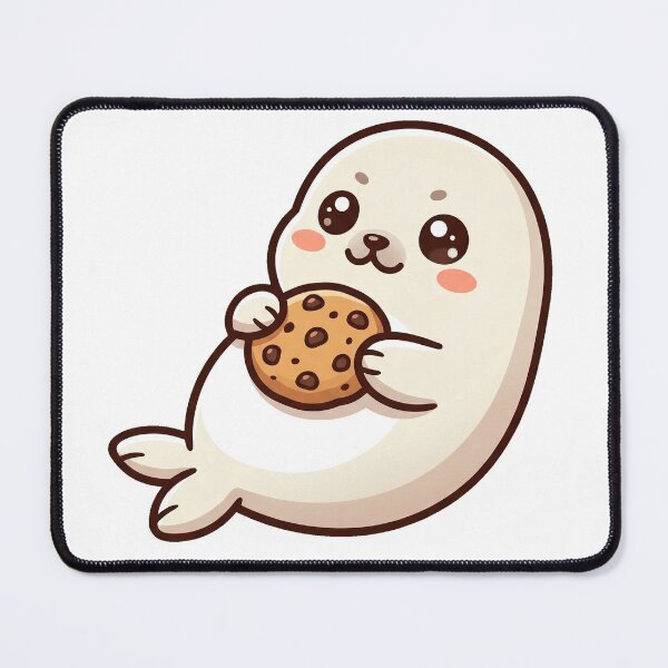 Item preview, Sweet seal with a cookie designed and sold by Simplify-Art.