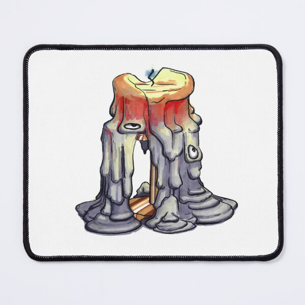 Item preview, melted candle with eyes designed and sold by Beronise.