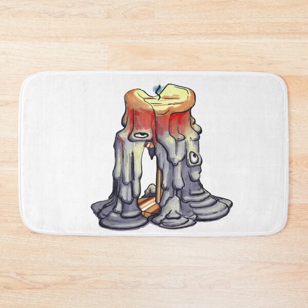 Item preview, melted candle with eyes designed and sold by Beronise.