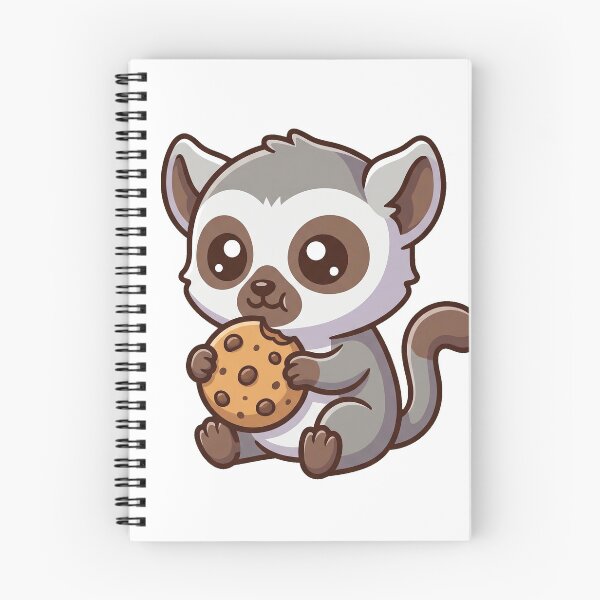Item preview, Little Lemur with Biscuit designed and sold by Simplify-Art.