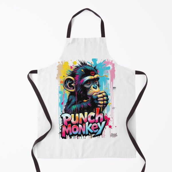 Item preview, Punch Monkey – Funny Retro Meme Design for Trend Lovers designed and sold by Sweet Dreams & Fantasia.