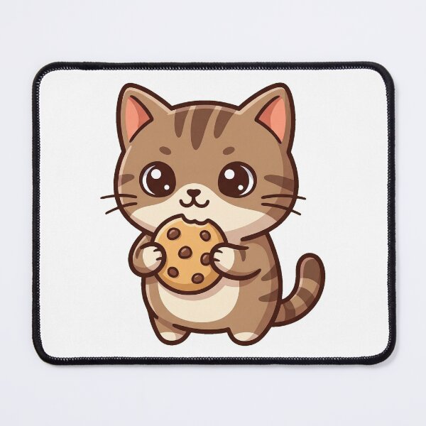 Item preview, Small tabby cat with a biscuit designed and sold by Simplify-Art.