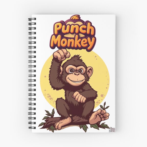 Item preview, Punch Monkey – Funny Retro Meme Design for Trend Lovers designed and sold by Sweet Dreams & Fantasia.
