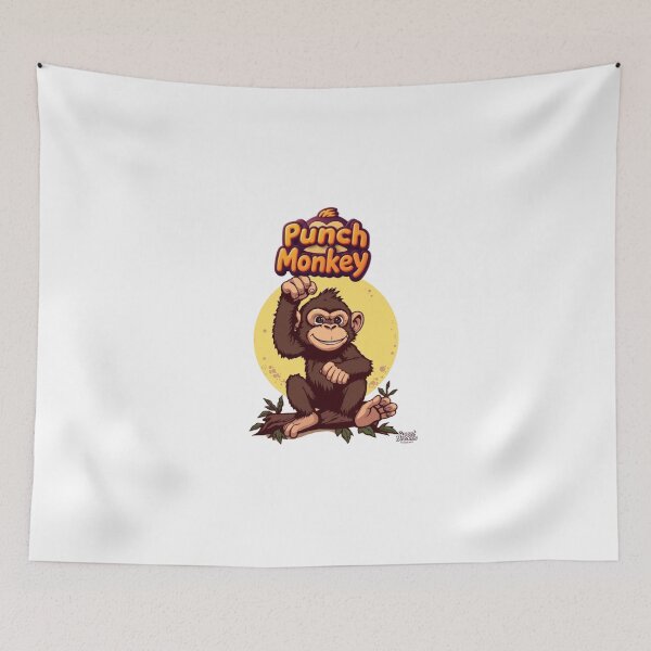 Item preview, Punch Monkey – Funny Retro Meme Design for Trend Lovers designed and sold by Sweet Dreams & Fantasia.