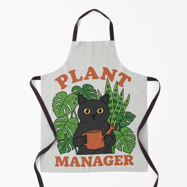 Item preview, Plant Manager - Funny Black Cat designed and sold by DigitalGlade.