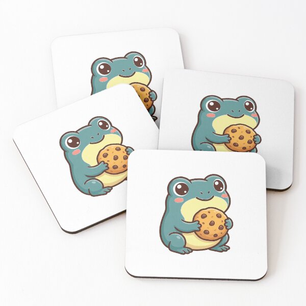 Item preview, Little frog with a cookie designed and sold by Simplify-Art.