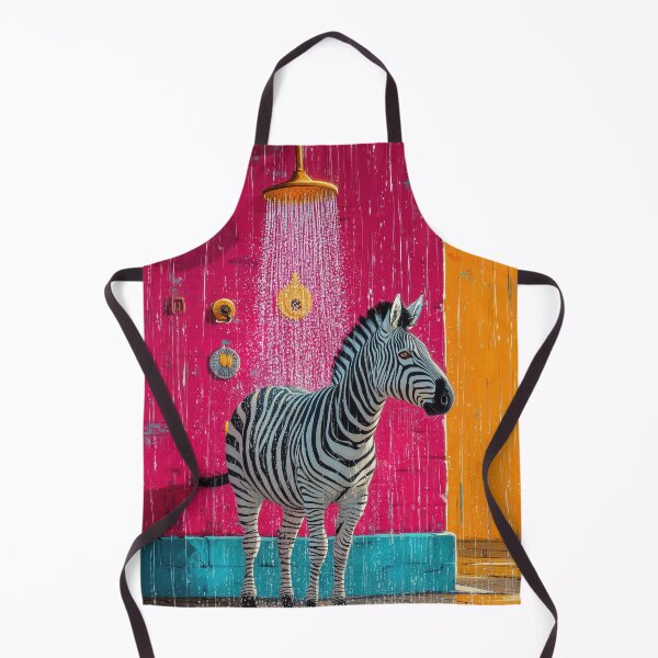 Item preview, Zebra taking shower designed and sold by JBJart.