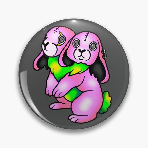 Item preview, Two-Headed Bunny - Pink designed and sold by tyranicorntat.