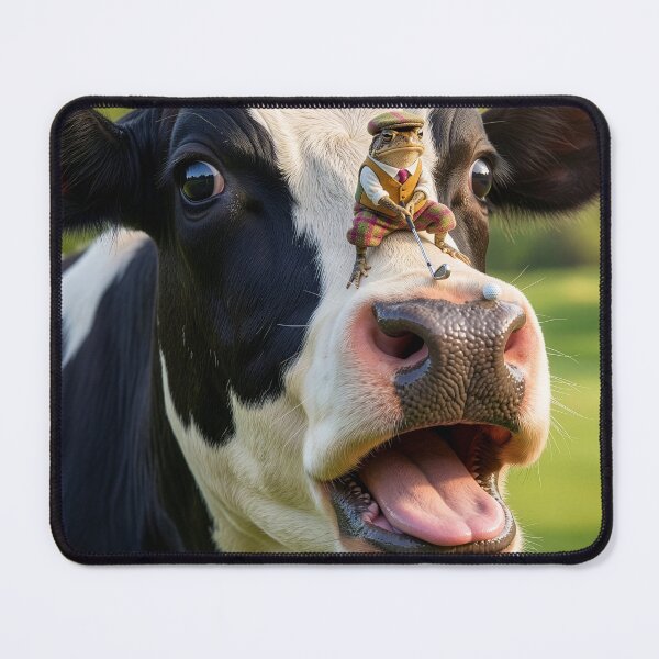 Item preview, Toad Golfer Tees Off on Cow's Nose designed and sold by Tridentulus.