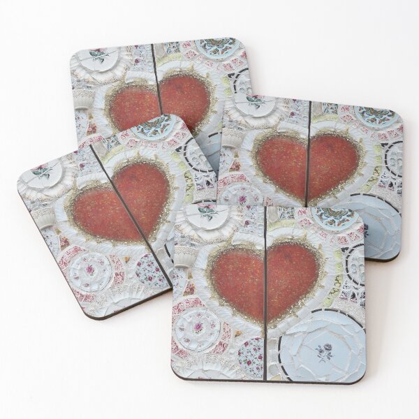 Item preview, Heart Mosaic with Broken Plates designed and sold by Atlastracer.