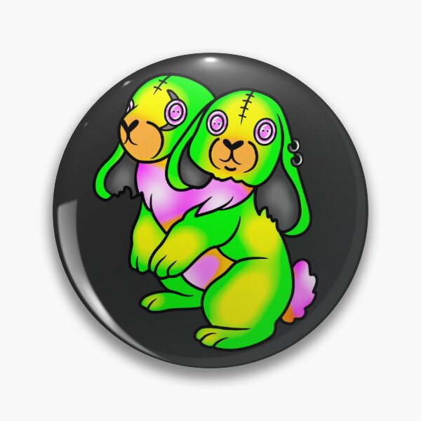 Item preview, Two-Headed Bunny - Lime designed and sold by tyranicorntat.