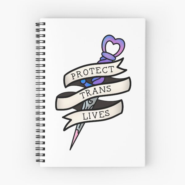 Item preview, Protect Trans Lives Dagger  designed and sold by rodeo-flamingo.
