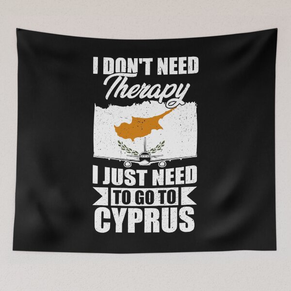 Item preview, I Don't Need Therapy I Just Need to Go to Cyprus  designed and sold by GabbyKash.