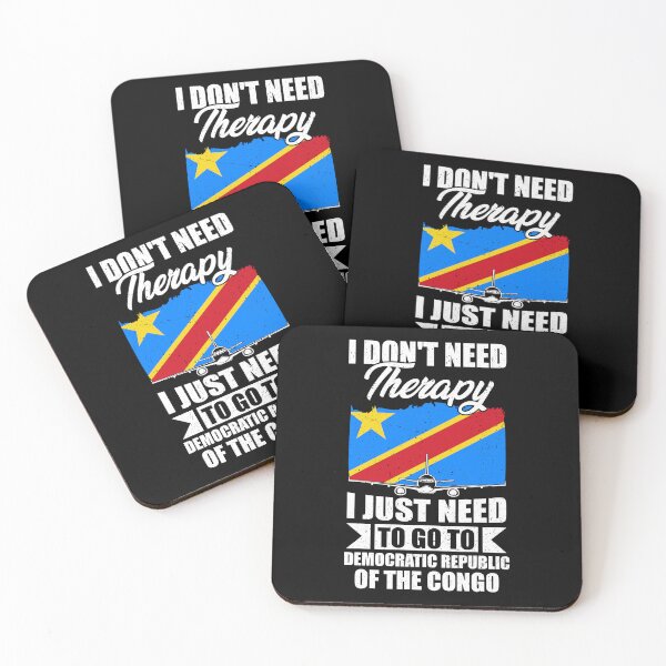 Item preview, I Don't Need Therapy I Just Need to Go to Democratic Republic of the Congo designed and sold by GabbyKash.