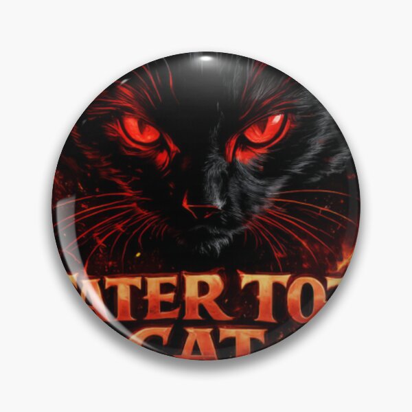 Item preview, Tater Tot Cat – Dark Black Cat with Red Eyes | Funny Cat Lover Graphic designed and sold by CatLovers Studio.