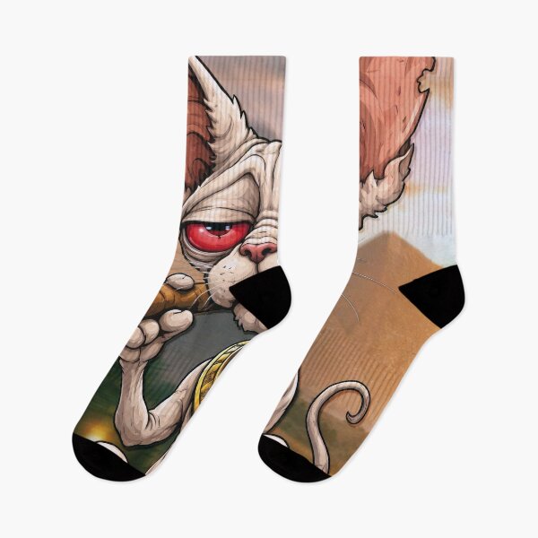 Item preview, A caricature of a very tired Egyptian cat smoking a cigar! designed and sold by Alan-David.