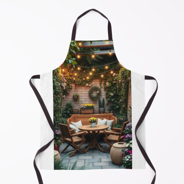 Item preview, Cozy Urban Garden Patio with String Lights designed and sold by Vida e Arte.