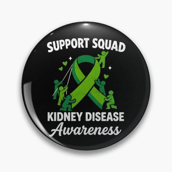 Item preview, Kidney Disease Support Squad Awareness Ribbon designed and sold by FreshVibe Prints.