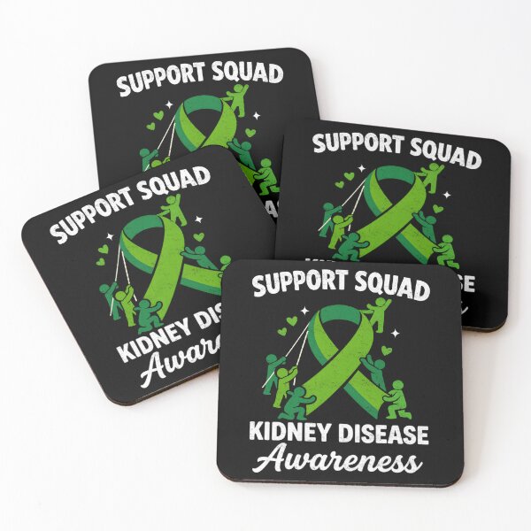 Item preview, Kidney Disease Support Squad Awareness Ribbon designed and sold by FreshVibe Prints.