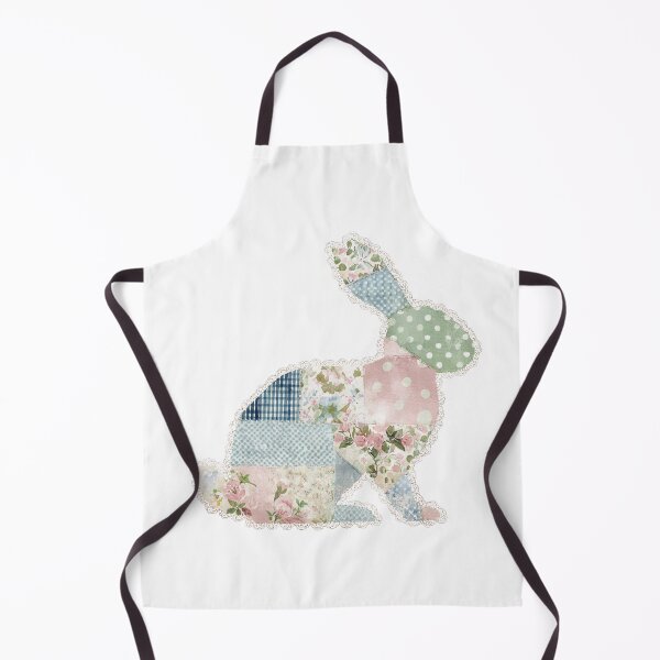 Item preview, Patchwork quilted applique bunny designed and sold by MendaciousMina.
