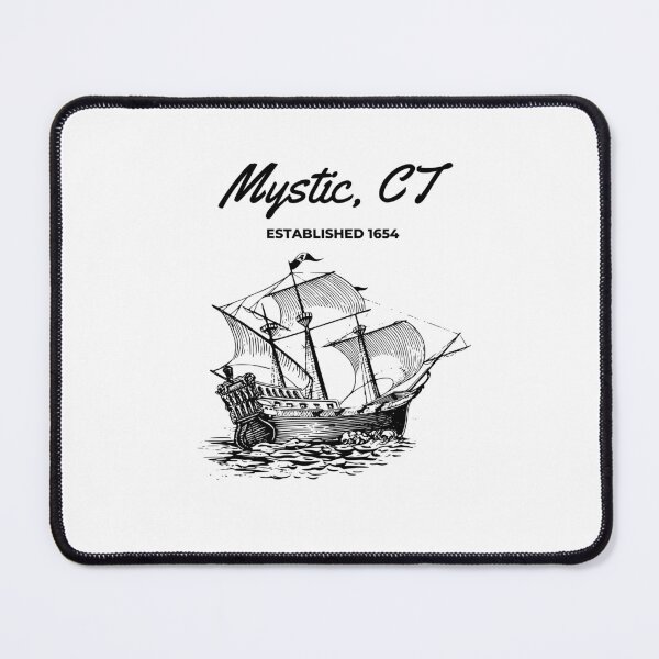 Item preview, Mystic Connecticut Established 1654 Sailboat Vintage Nautical Design designed and sold by Moriarty's Digital Visions.