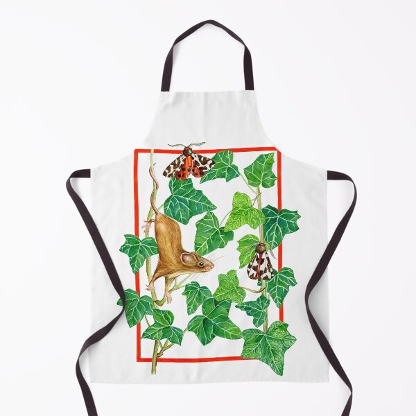 Item preview, mouse and tigermoths in red frame designed and sold by peaceofwork.