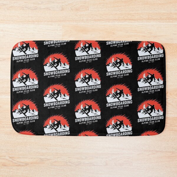 Item preview, Alpine Peak Club – Snowboarding Adventure Badge designed and sold by Dogandesighn.